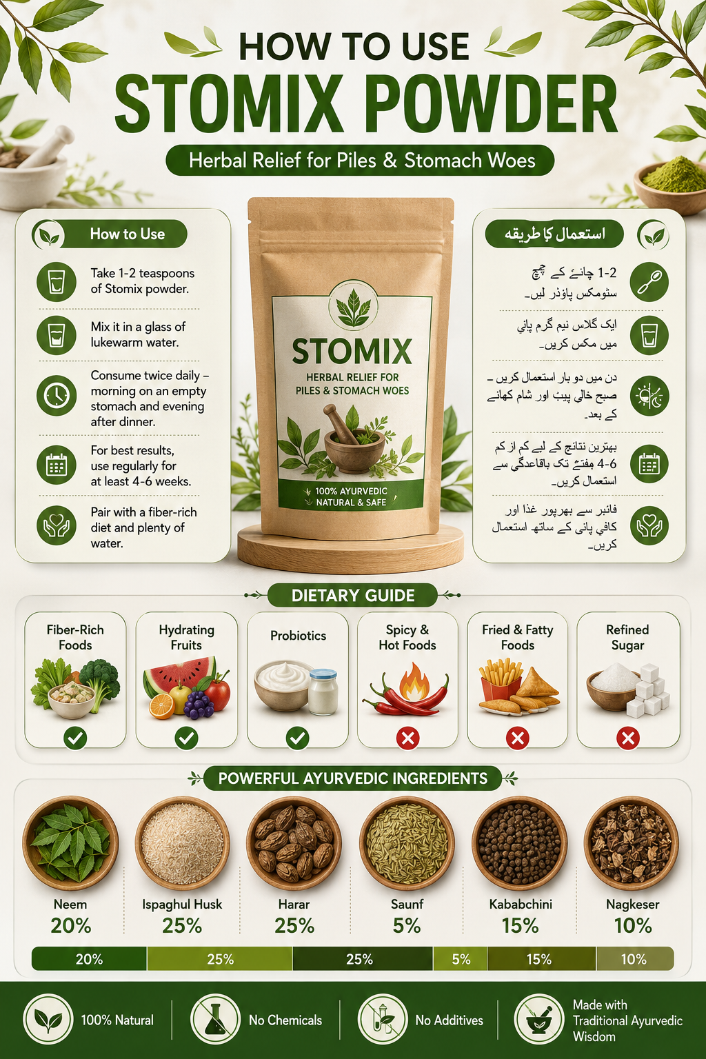 Stomix Herbal Powder